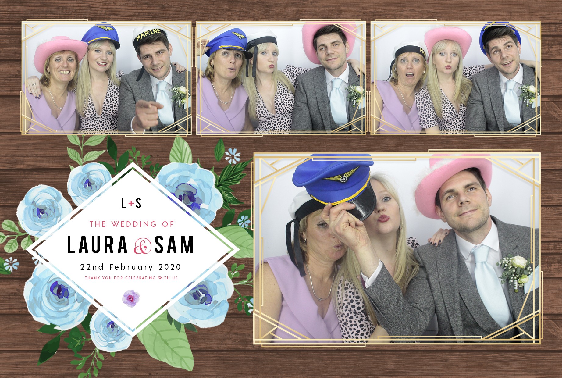 Laura and Sam's Wedding | View more photos from the event at gallery.myphotoboothexperience.co.uk/u/MyPhotoBoothExperienceLtd/Laura-and-Sams-Wedding